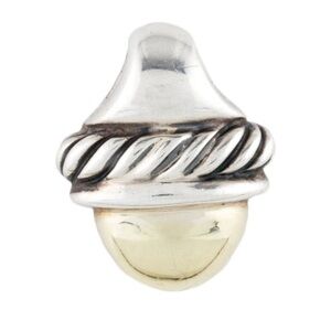 David Yurman Two tone Acorn pendant
